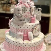 Torta Pannolini bimba Ceraunamamma