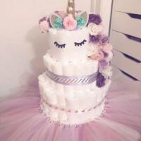 Torta Pannolini bimba Ceraunamamma